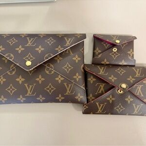 Louis Vuitton Kiragami Monogram Clutch Trio